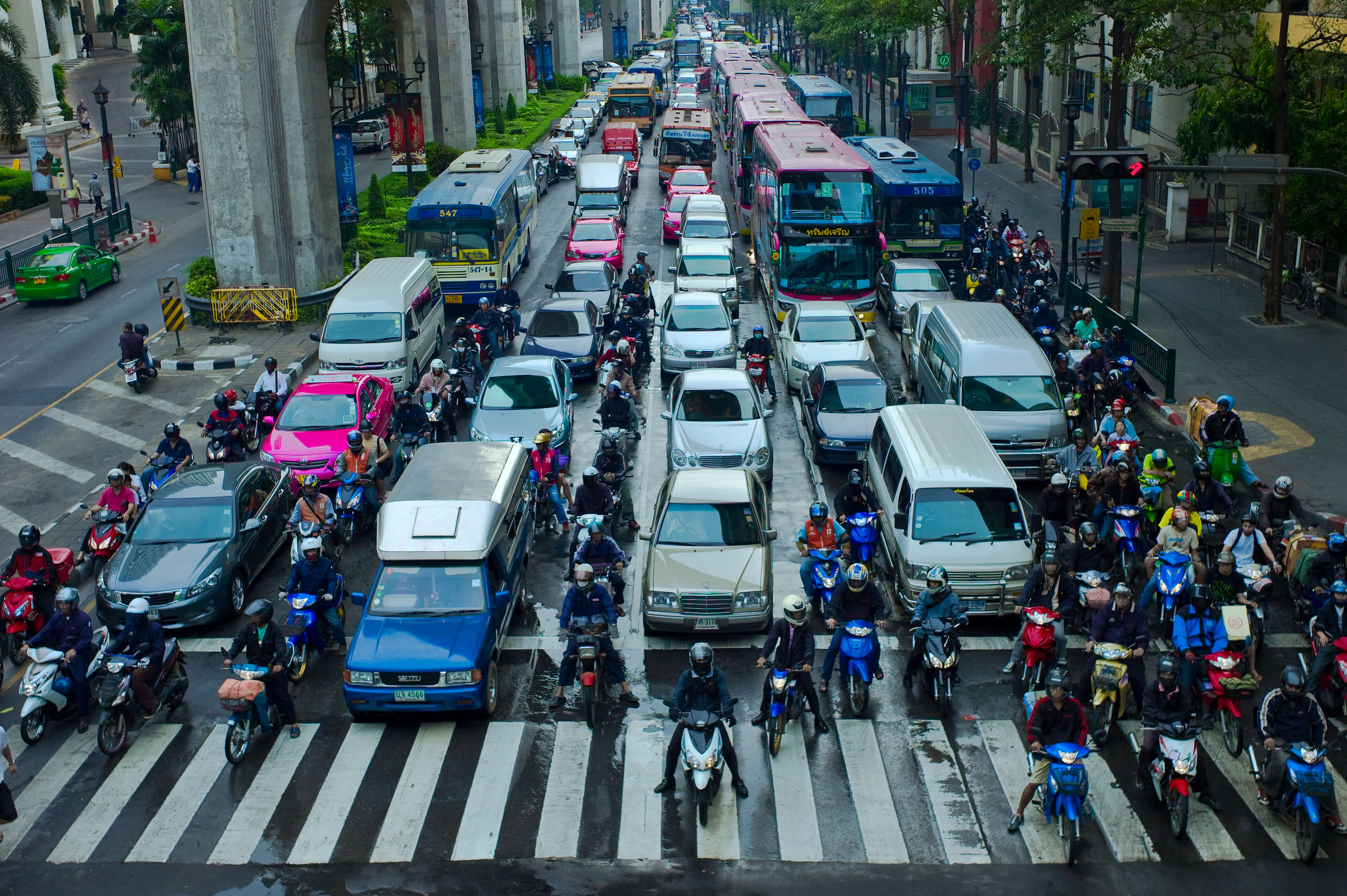 Autohuur Thailand - Verkeer