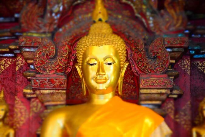 wat chiang man in chiang mai thailand